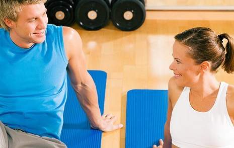 Cheating With a Personal Trainer. A gym-themed scene suggesting a close personal trainer relationship, representing suspicion, blurred boundaries, and trust concerns.